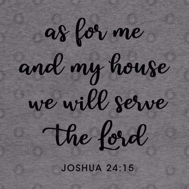 as for me and my house we will serve the Lord by cbpublic